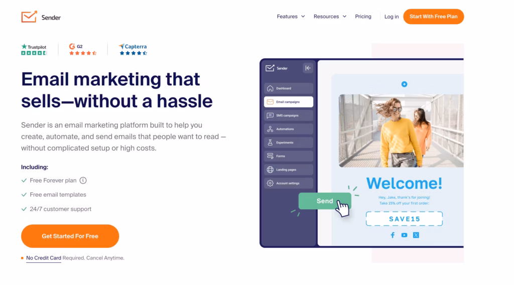 Sender – Email Marketing Platform with Free Newsletter Tools2026