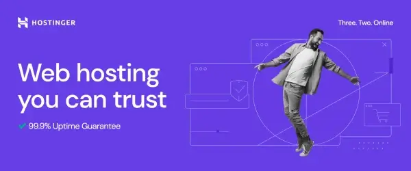 hostinger promotion banner