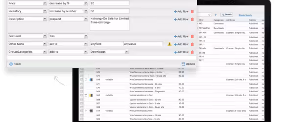 woocommerce bulk batch update smart manager plugin