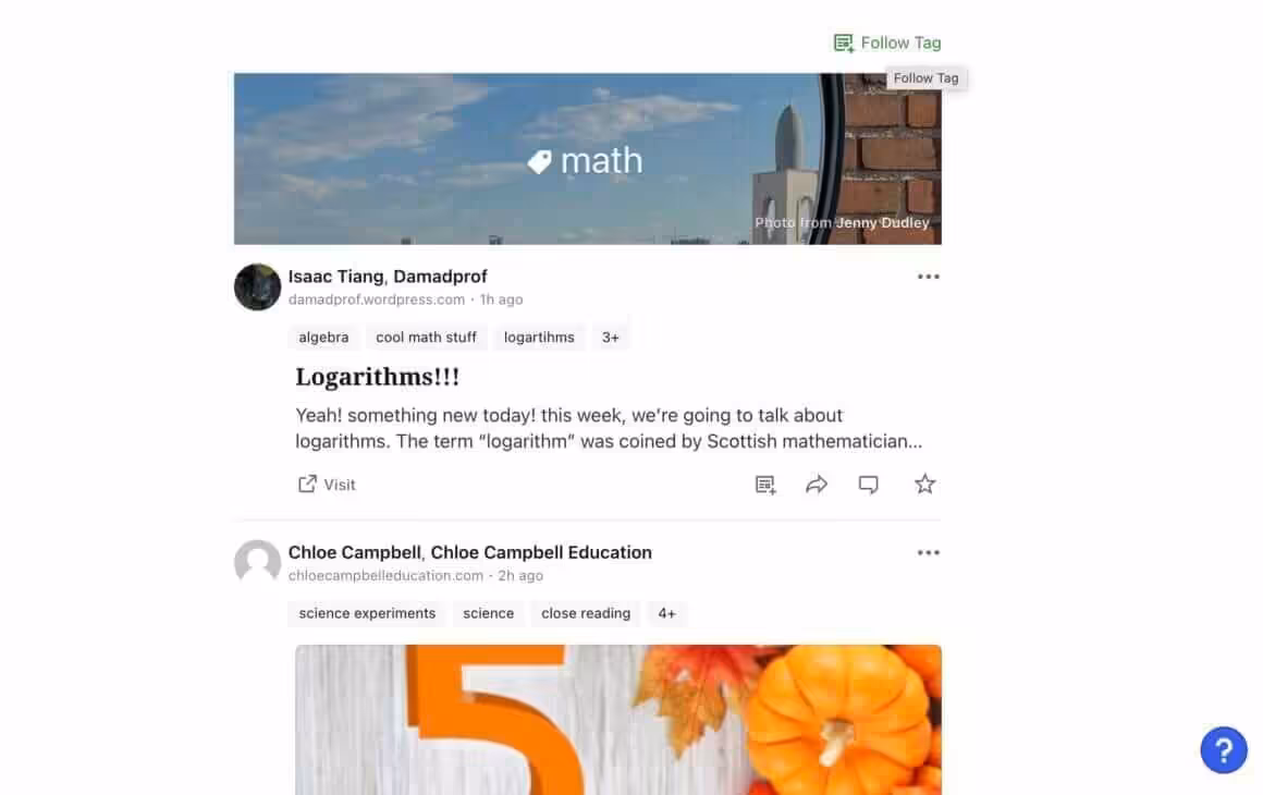wordpress dot com math tag