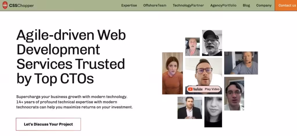 Google Chrome Leading Agile Web Development Company CSSChopper 2024 LYGxp71x