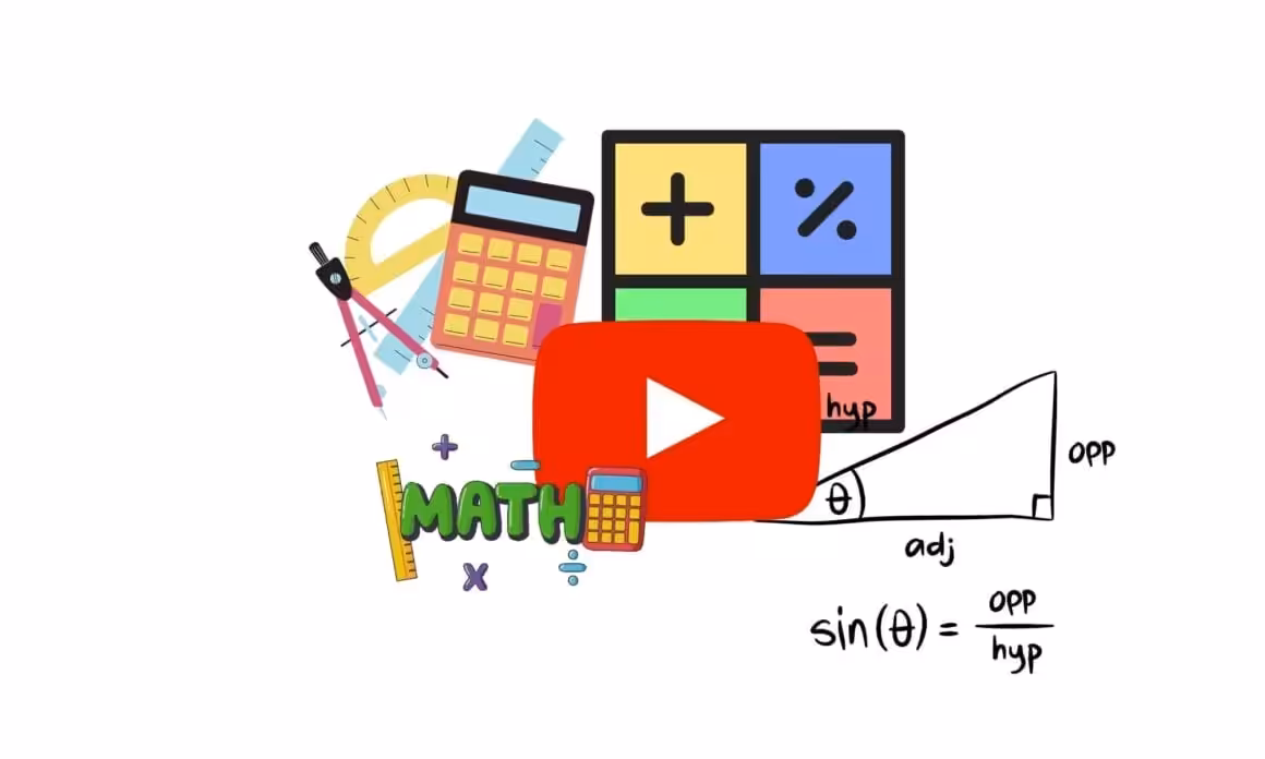 best math youtube channels banner