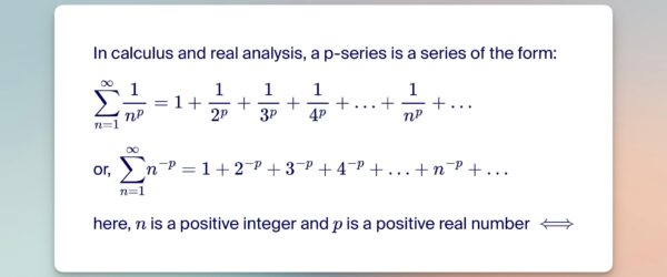 P-Series: Definition and P-Series Test Calculator