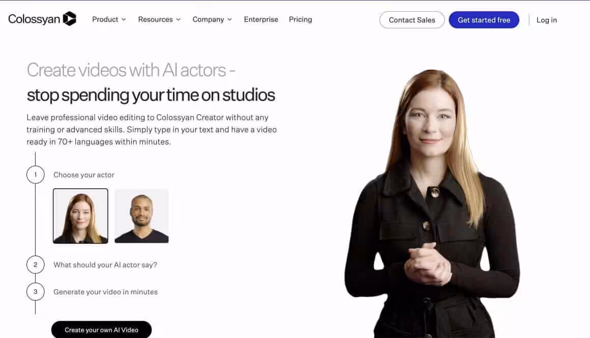 Colossyan AI Video Generator
