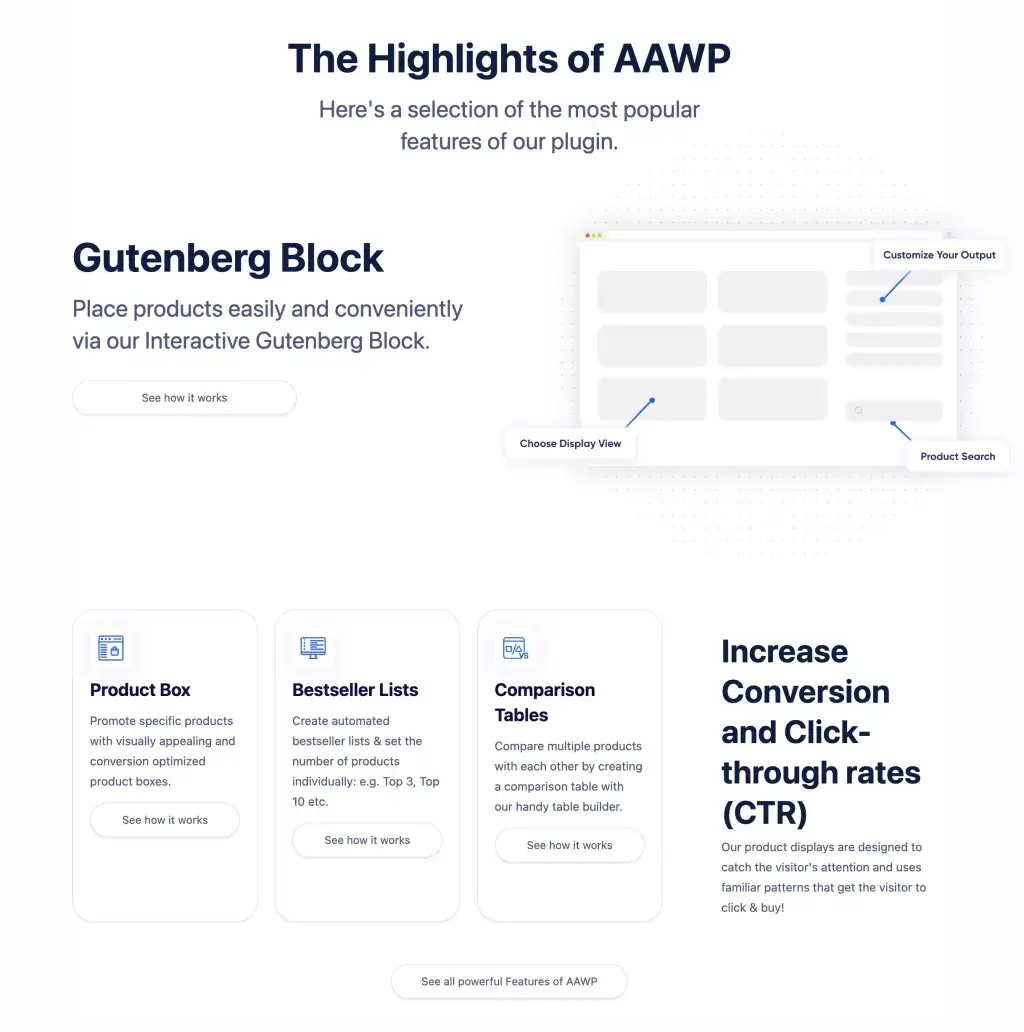 AAWP Features
