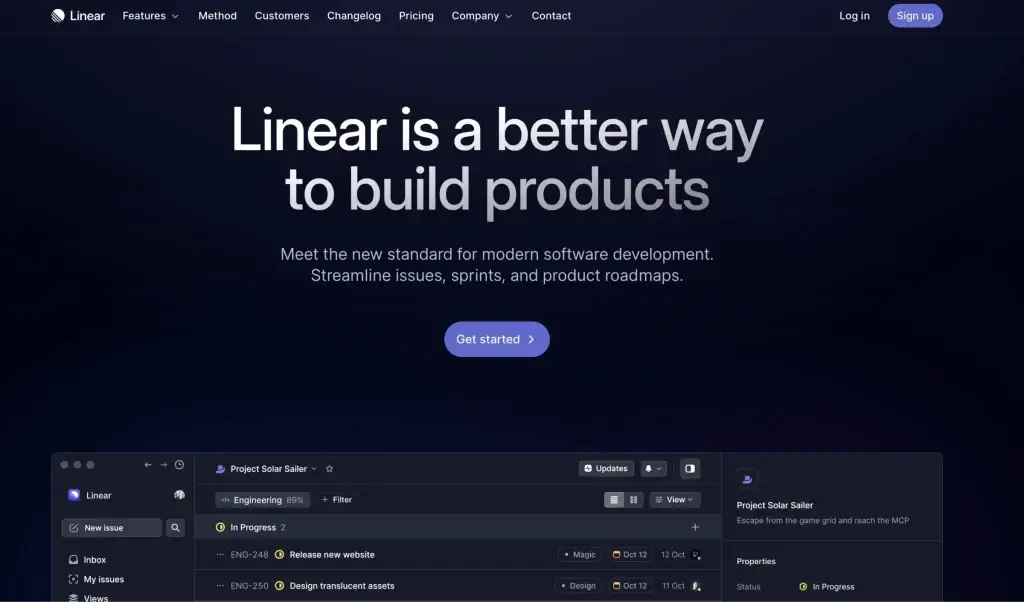 Linear – A better way to build products 2024 02 003941