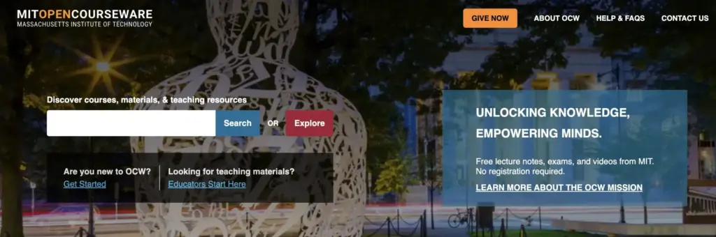 MIT OpenCourseWare Free Online Course Materials 2024 02 003917