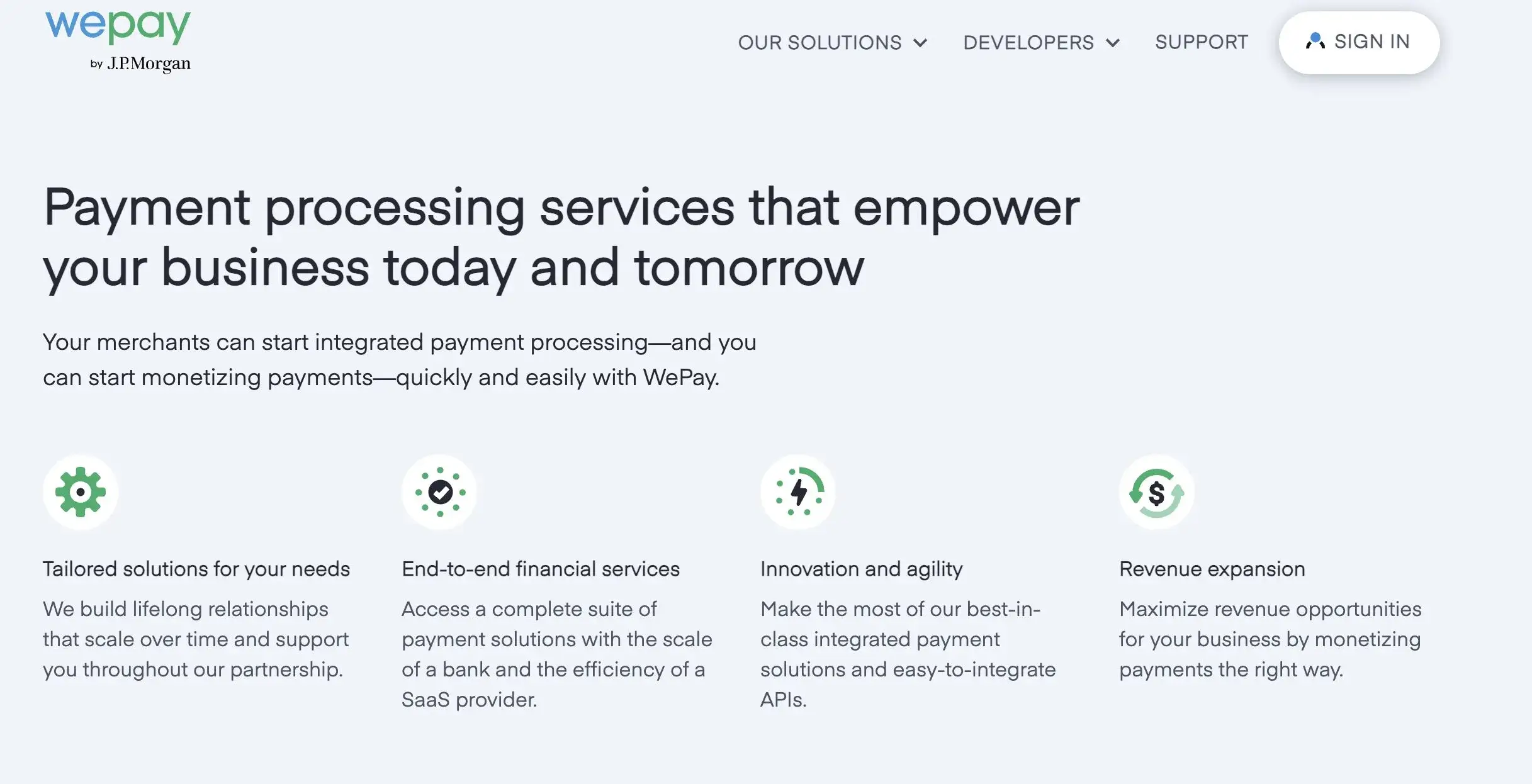 WePay platform payments