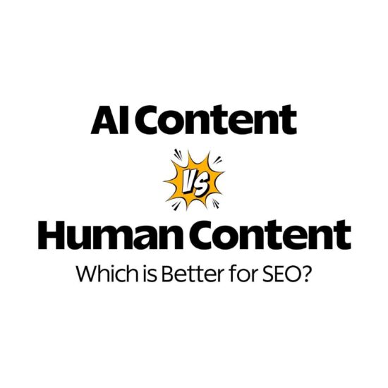 AI Content vs Human Content Banner