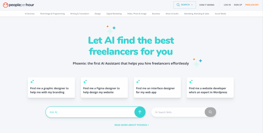 PeoplePerHour.com Hire Freelancers Online Find Freelance Work