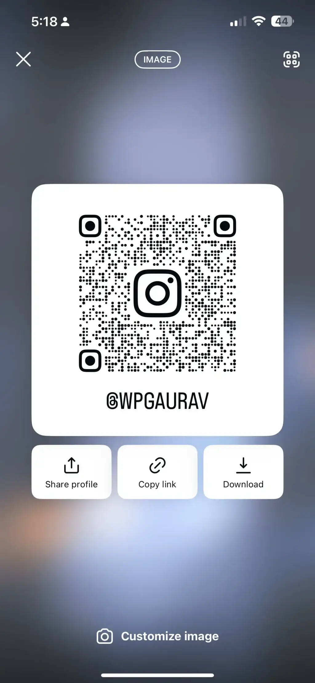 instagram QR Code Guide 2