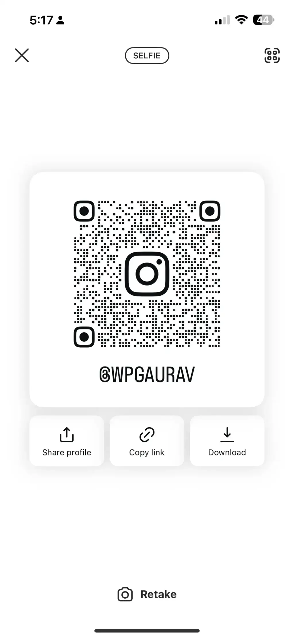instagram QR Code Guide 3