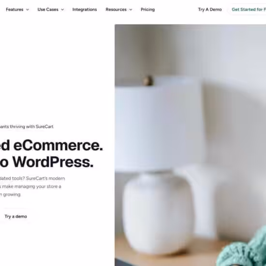 Best WordPress E Commerce Plugin SureCart2025