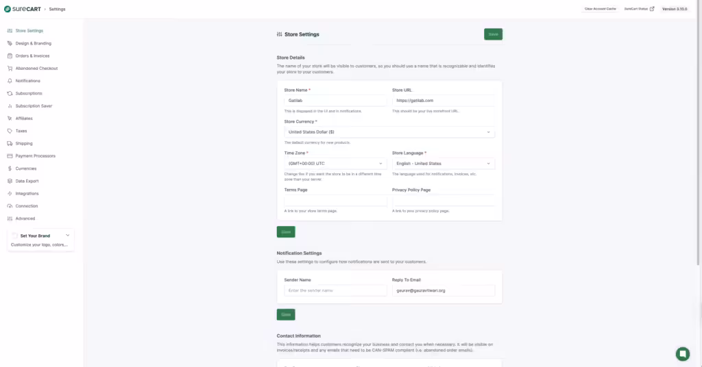 Settings ‹ Gatilab — Wor…2025