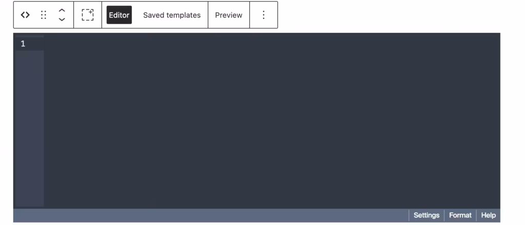 Adding a new post in the WordPress editor using Tangible Loops and Logic templates