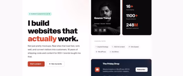 gaurav tiwari educator + developer + entrepreneur2025 20