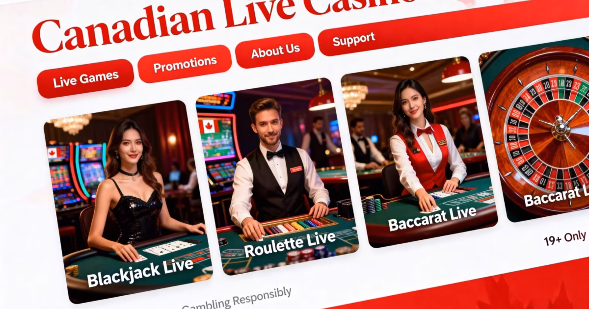 live casino website in canada
