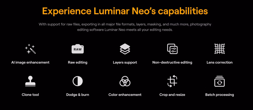 Luminar Neo before and after comparison view