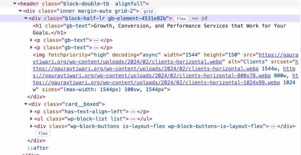 DevTools gauravtiwari.orgservices2026