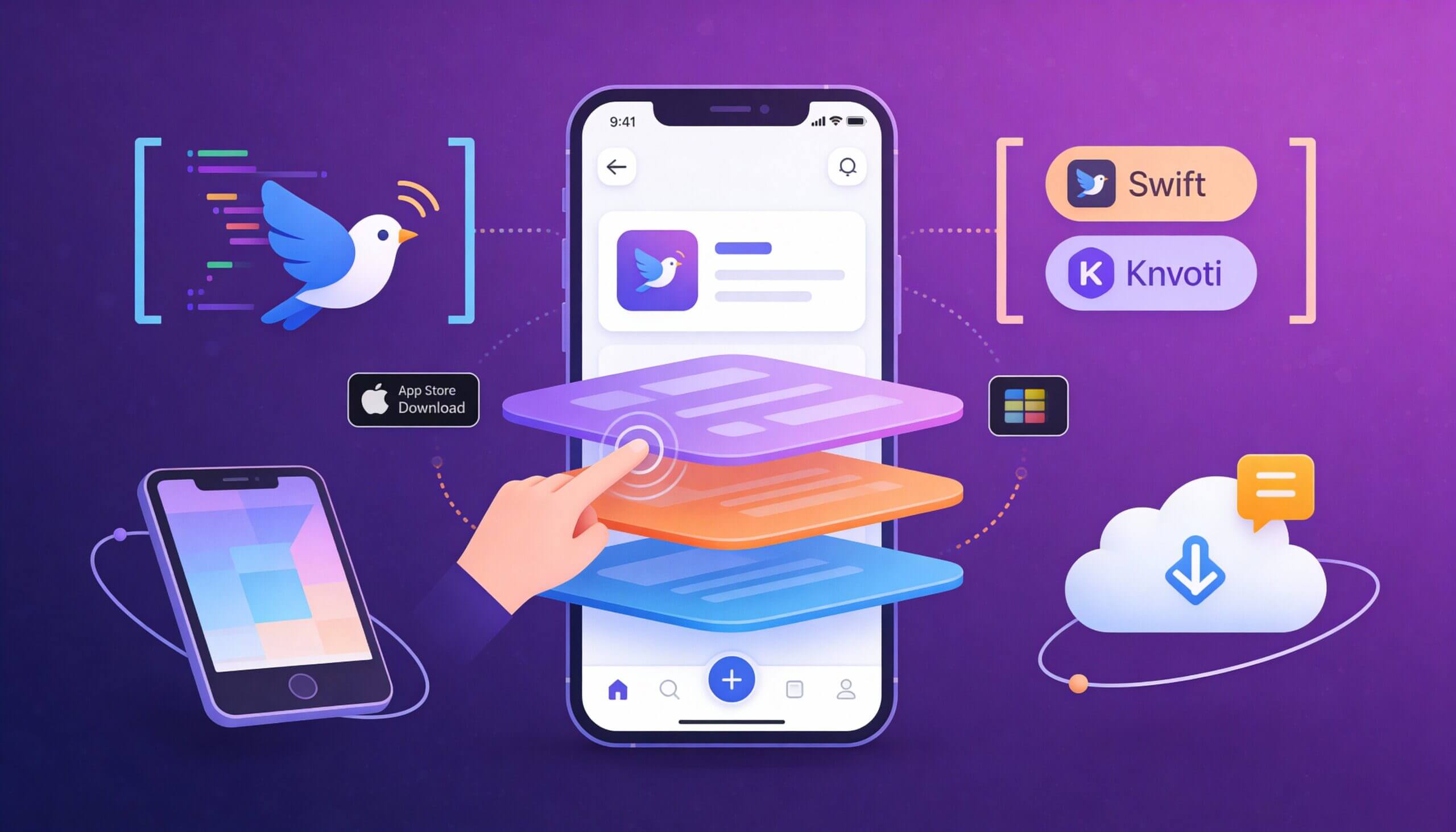 Mobile app store listing on a smartphone screen