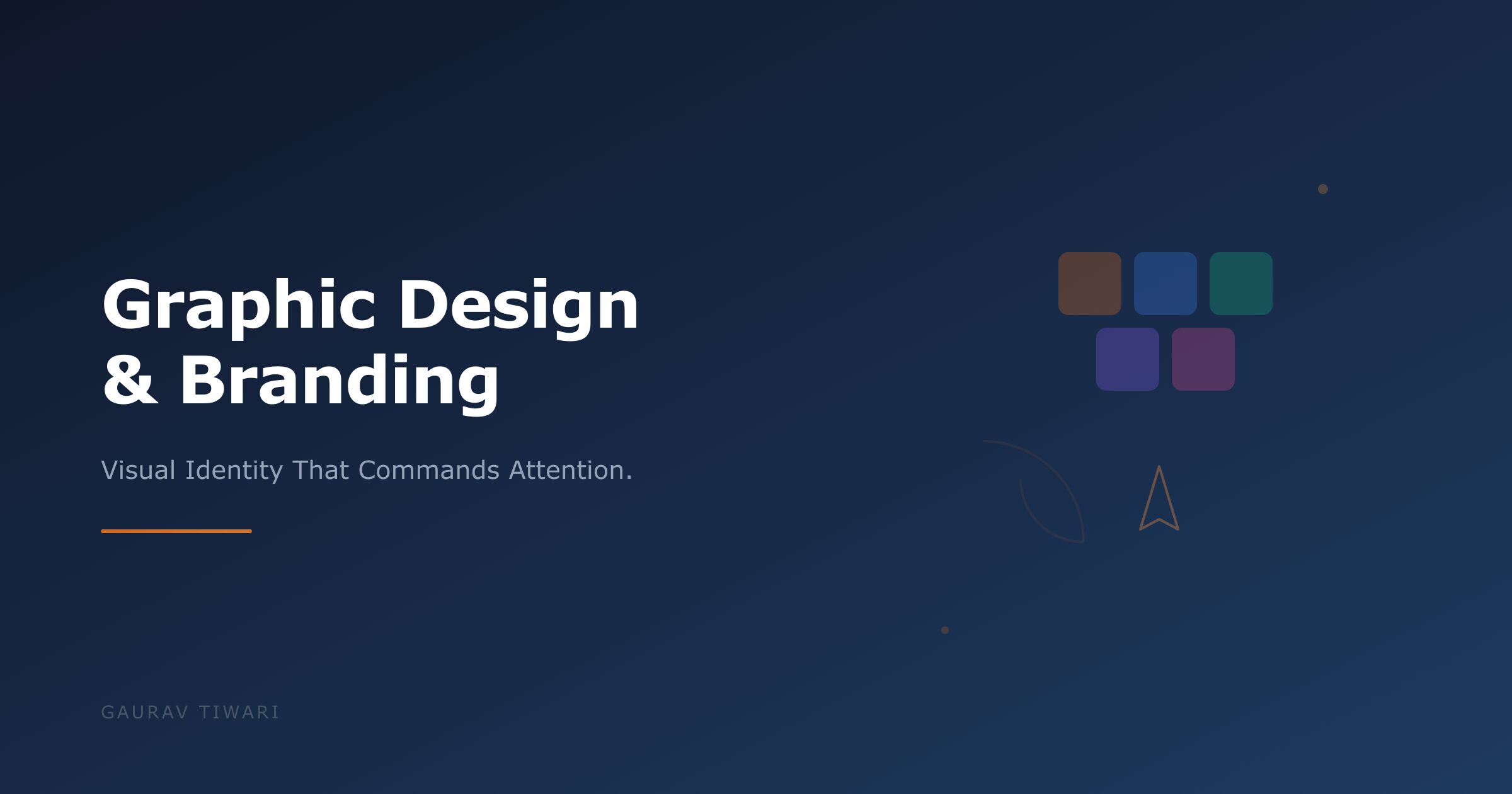 Brand design workspace showing logo concepts and color palette development