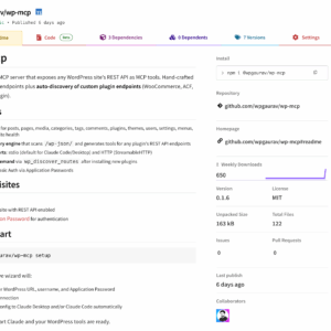 Introducing WP-MCP: Manage Your WordPress Site Through AI
