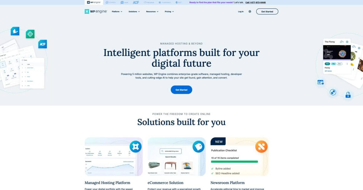 WP Engine hosting