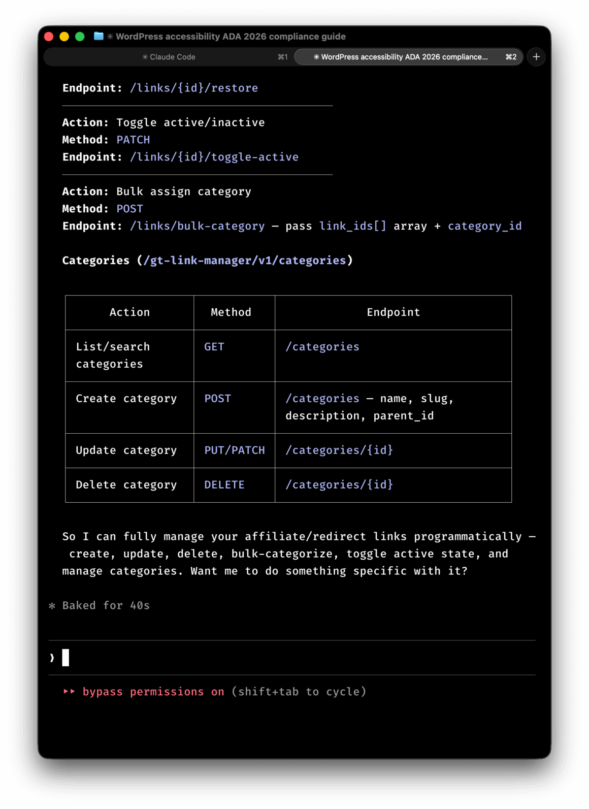Guide to Use the GT Link Manager REST API with AI Tools