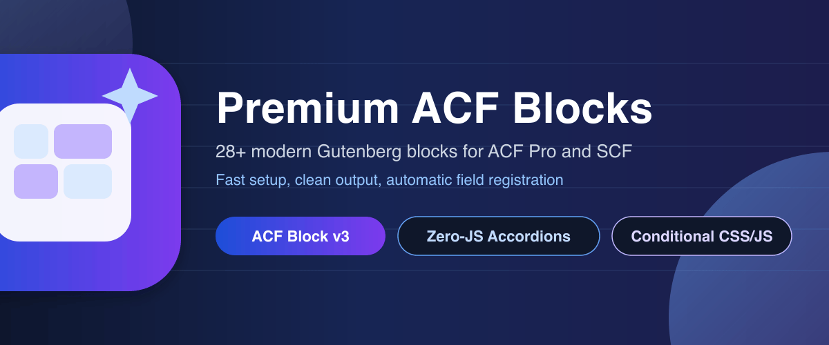 GT ACF Blocks Plugin Training