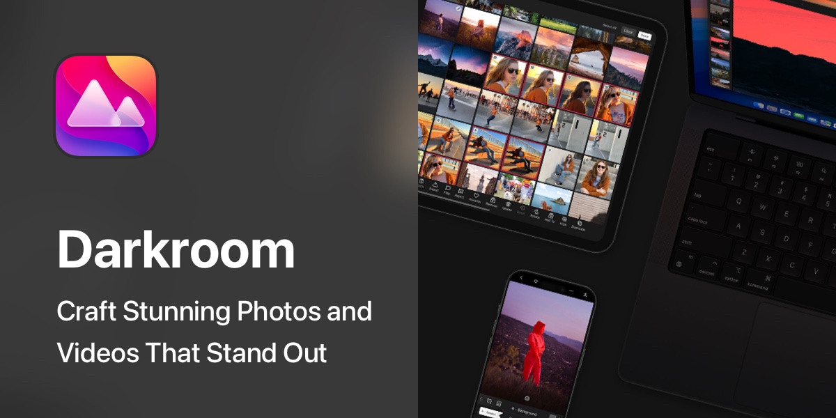 Darkroom photo editor for Mac and iPhone