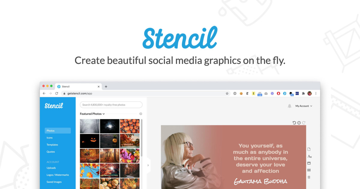 Stencil interface