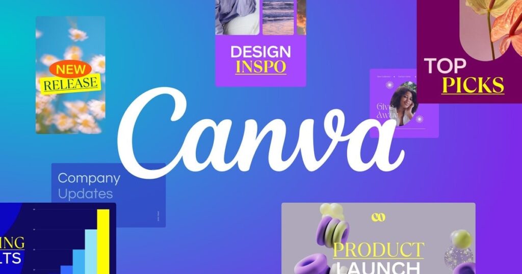Canva free design tool interface