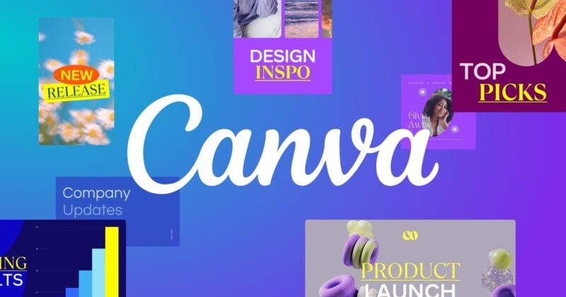 Canva free design tool interface