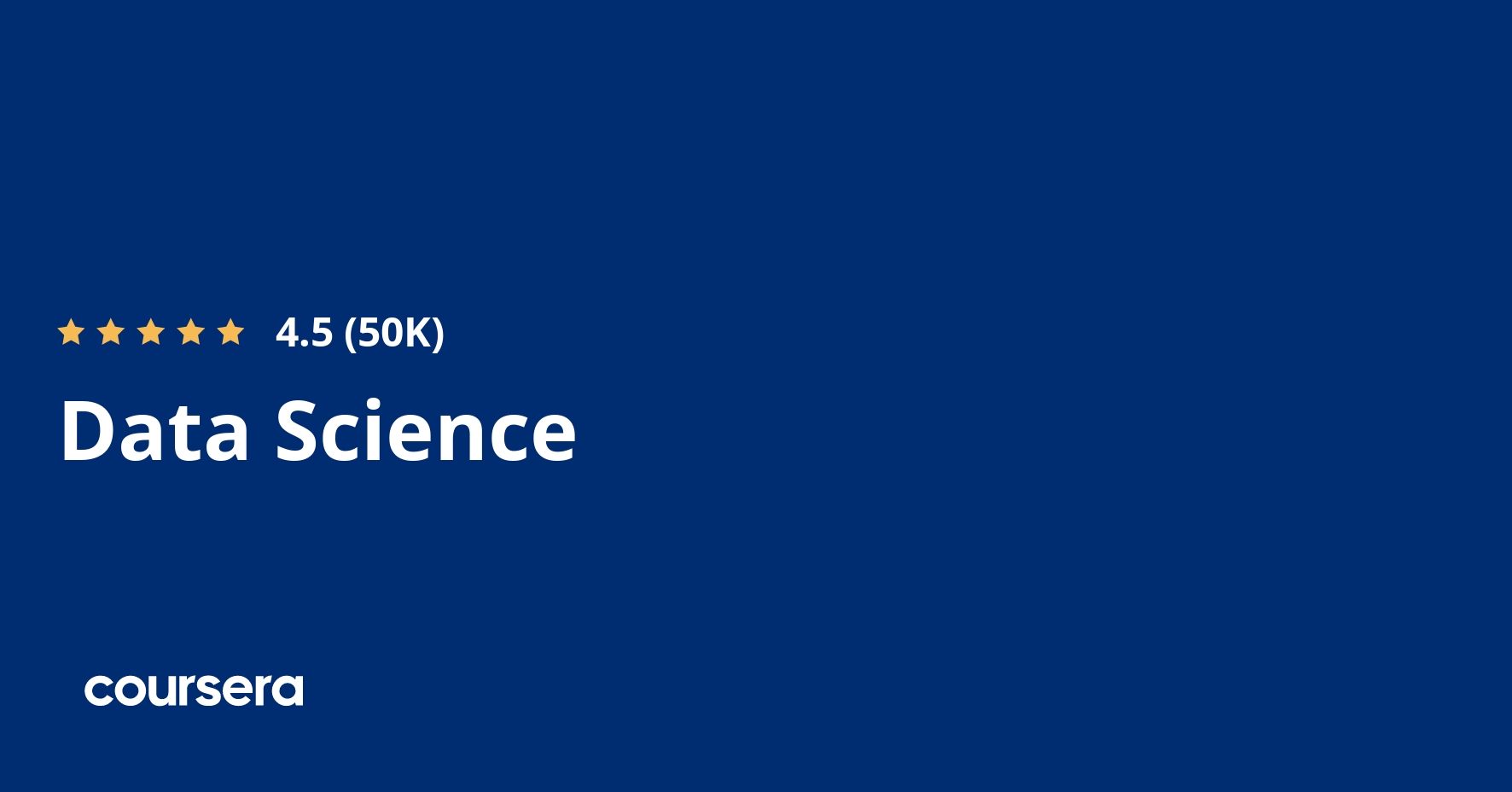 Data Science Specialization (Coursera)