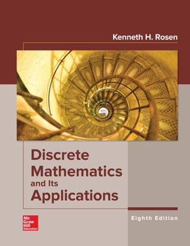 Discrete Mathematics and Its Applications (8th Edition)