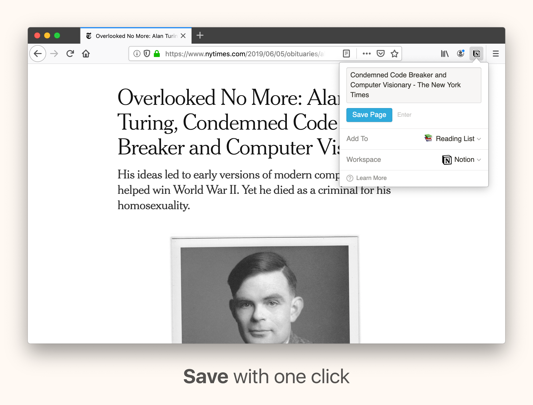 Notion Web Clipper - Firefox Extension