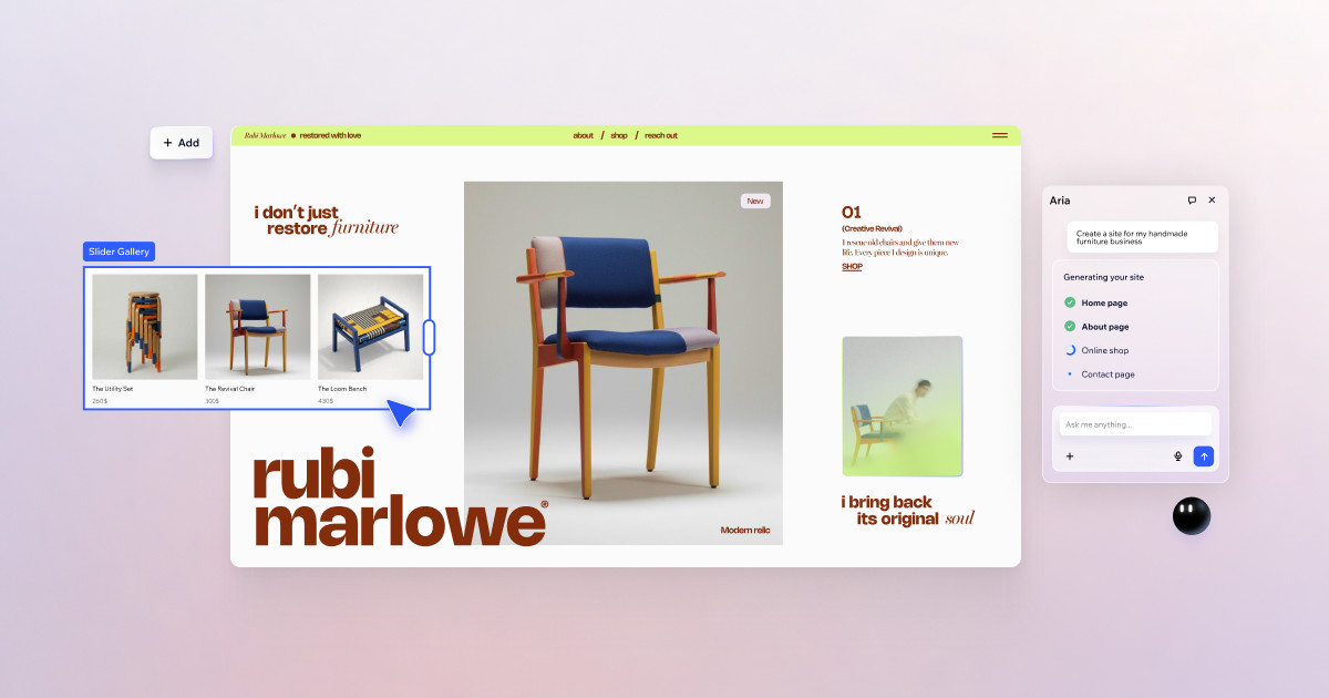 Wix free website builder with AI site generation