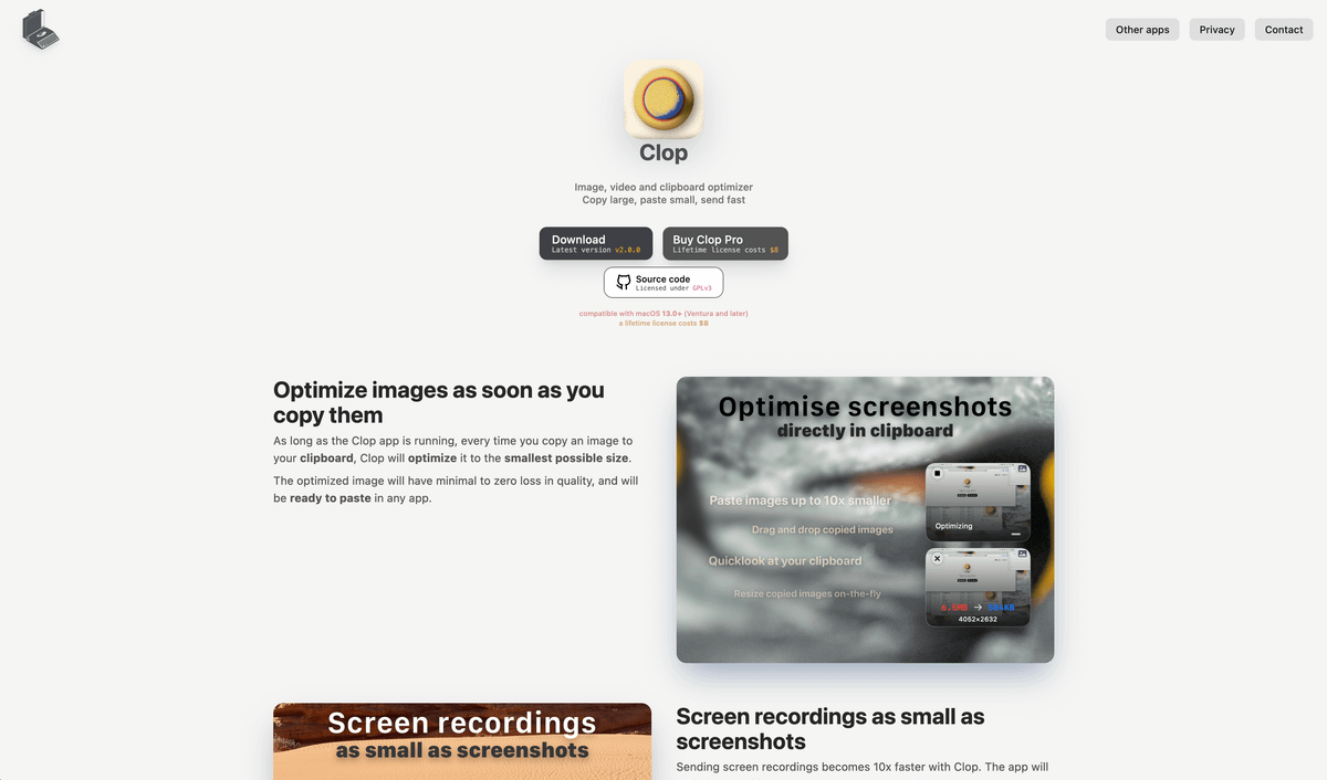 Clop - Mac App