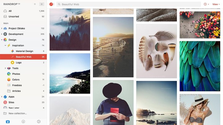 Raindrop.io - Mac App