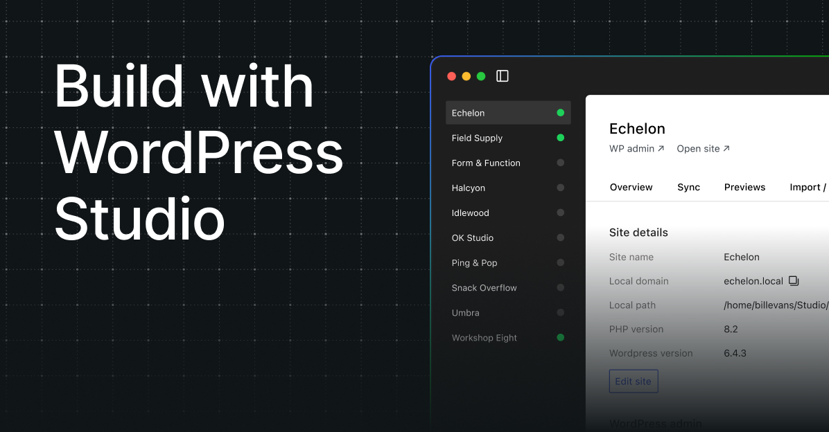 Studio by WordPress.com - Mac App