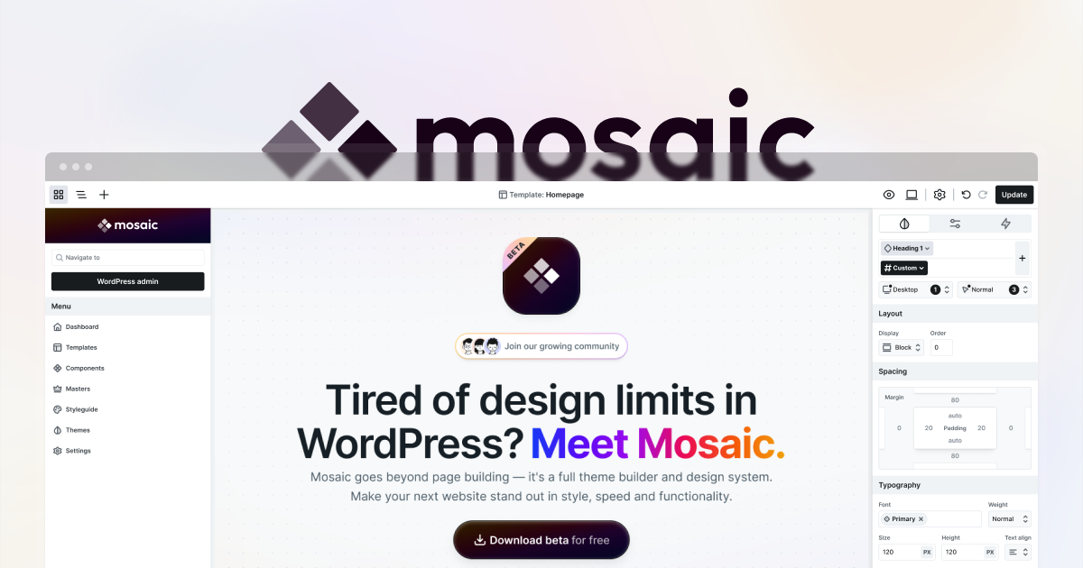 Mosaic Builder Screenshot