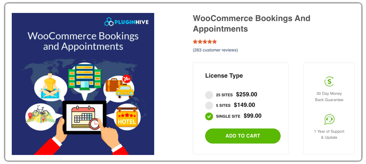 WooCommerce Bookings & Appointments