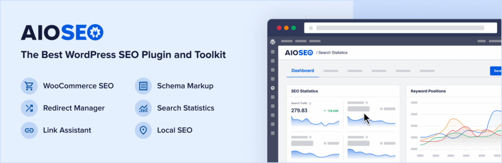 All in One SEO – AI SEO Plugin to Boost SEO Rankings & Traffic (Schema, Local SEO, Sitemap & SEO Insights)