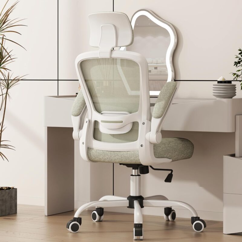 Mimoglad Office Chair, High Back Ergonomic Desk Chair with Adjustable Lumbar Support