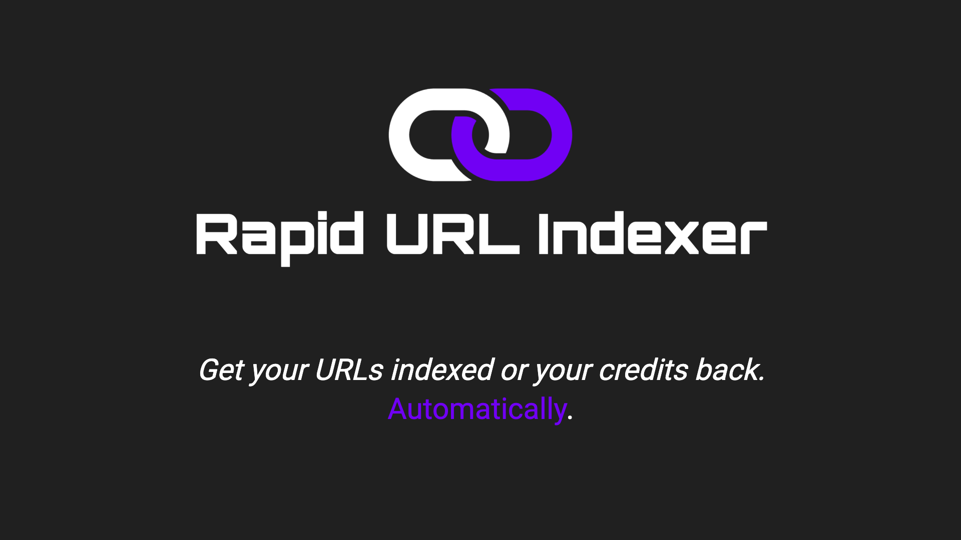 Rapid URL Indexer backlink indexing tool