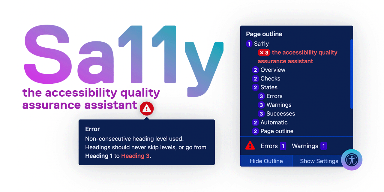 Sa11y accessibility quality assurance tool