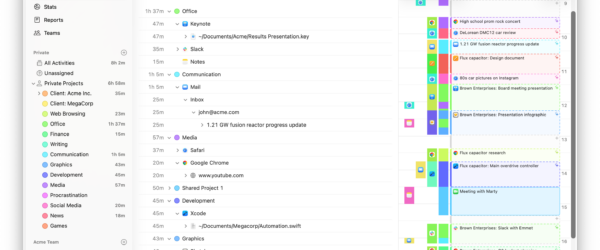 Timing app automatic time tracking for Mac
