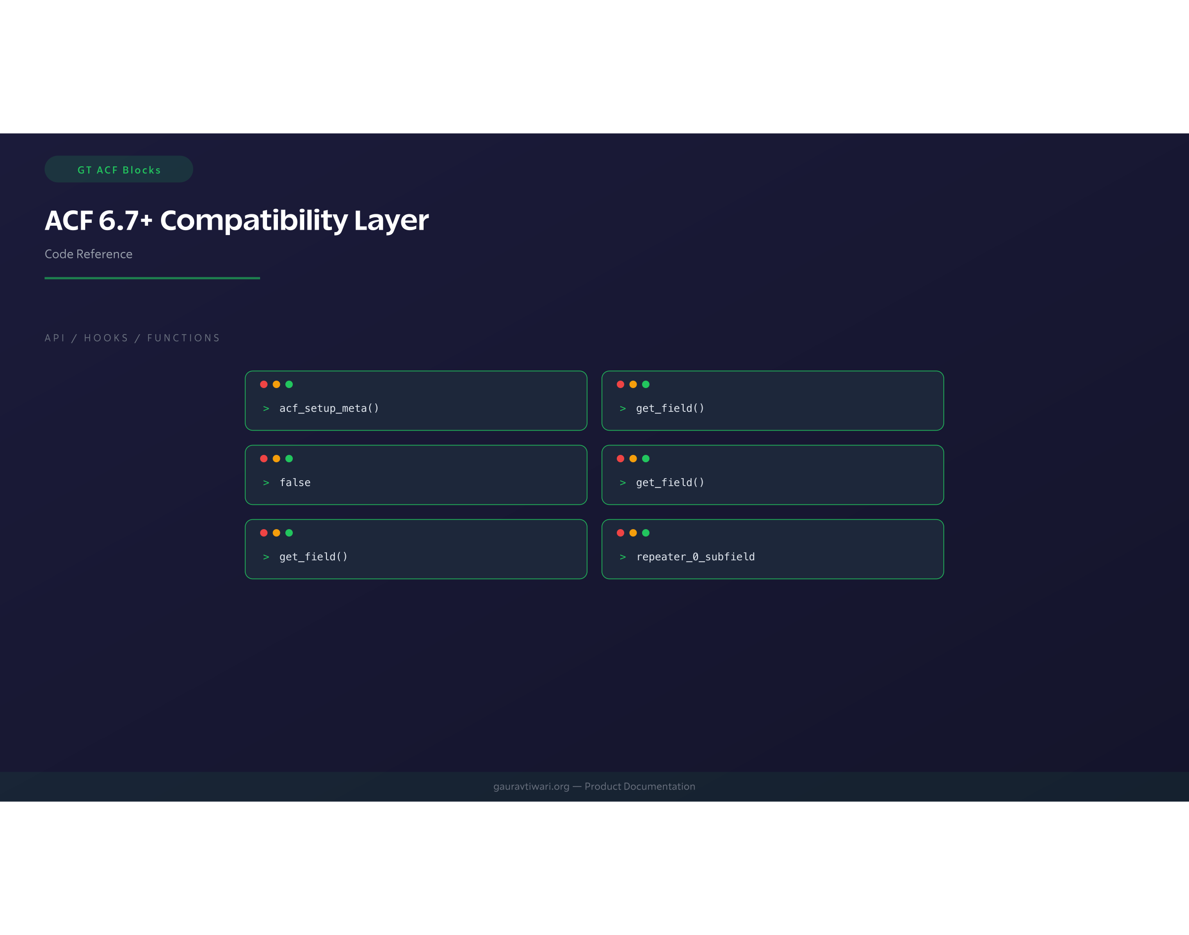 Acf 6 7 Compatibility Layer 2