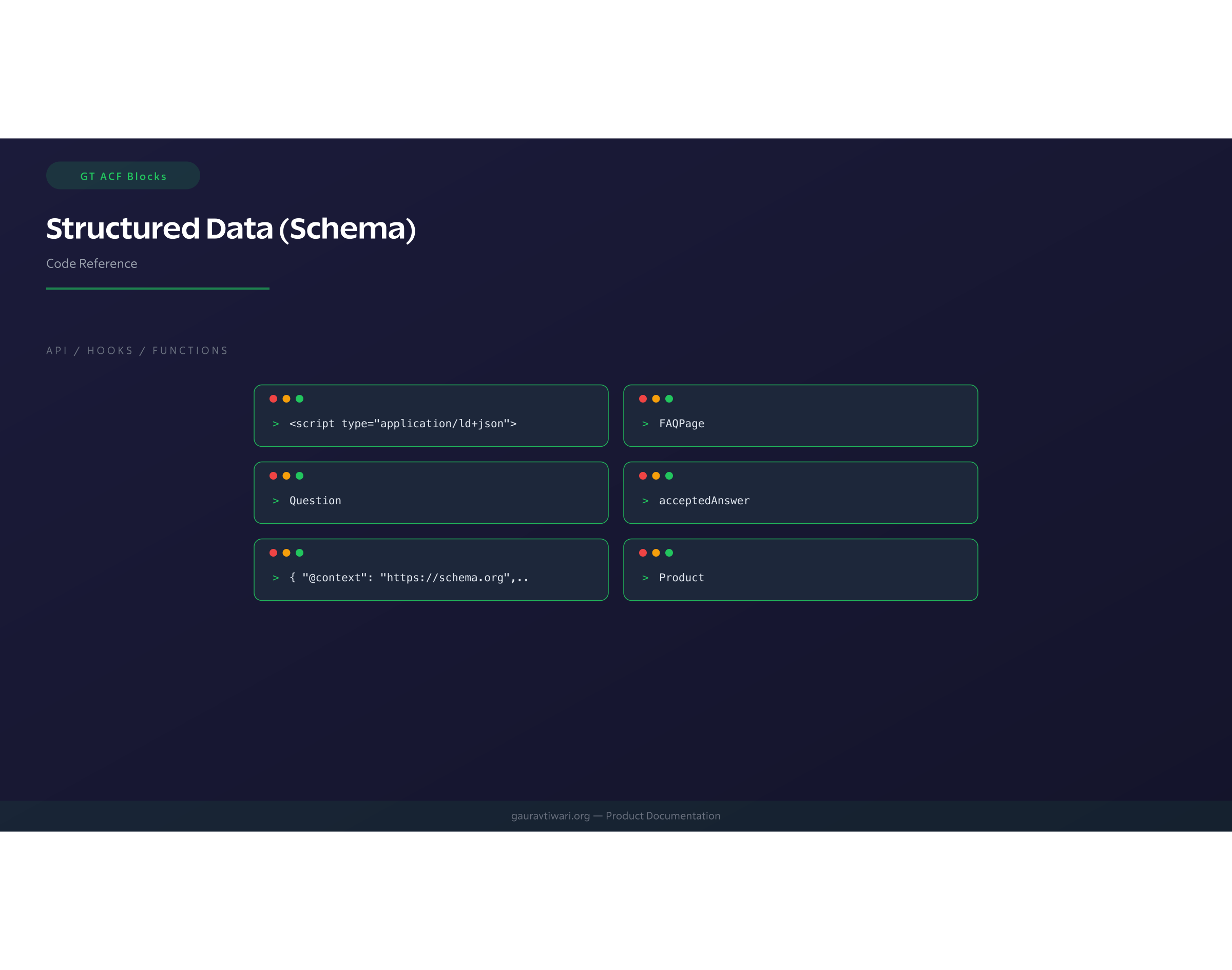 Structured Data Schema 2
