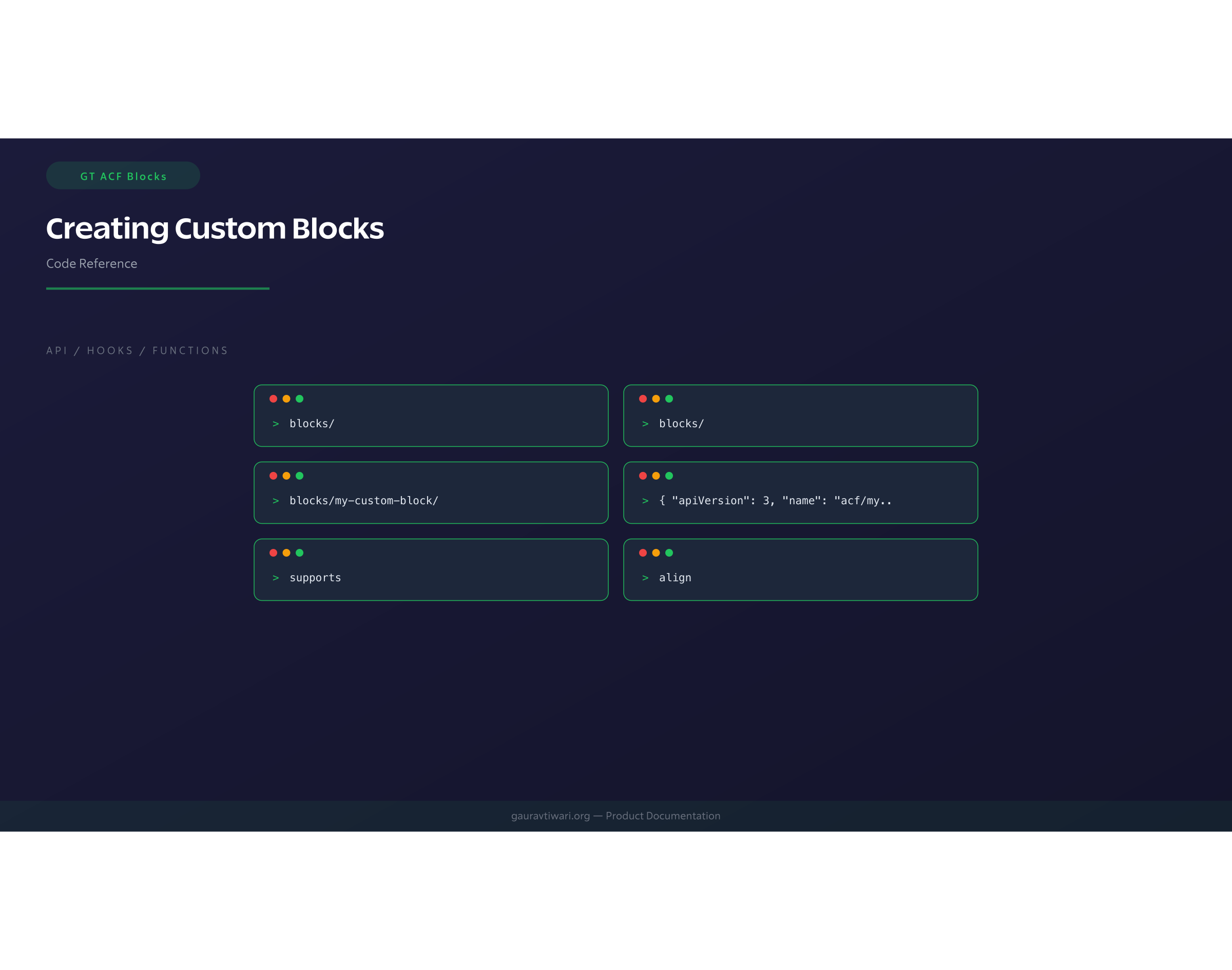 Creating Custom Blocks 2